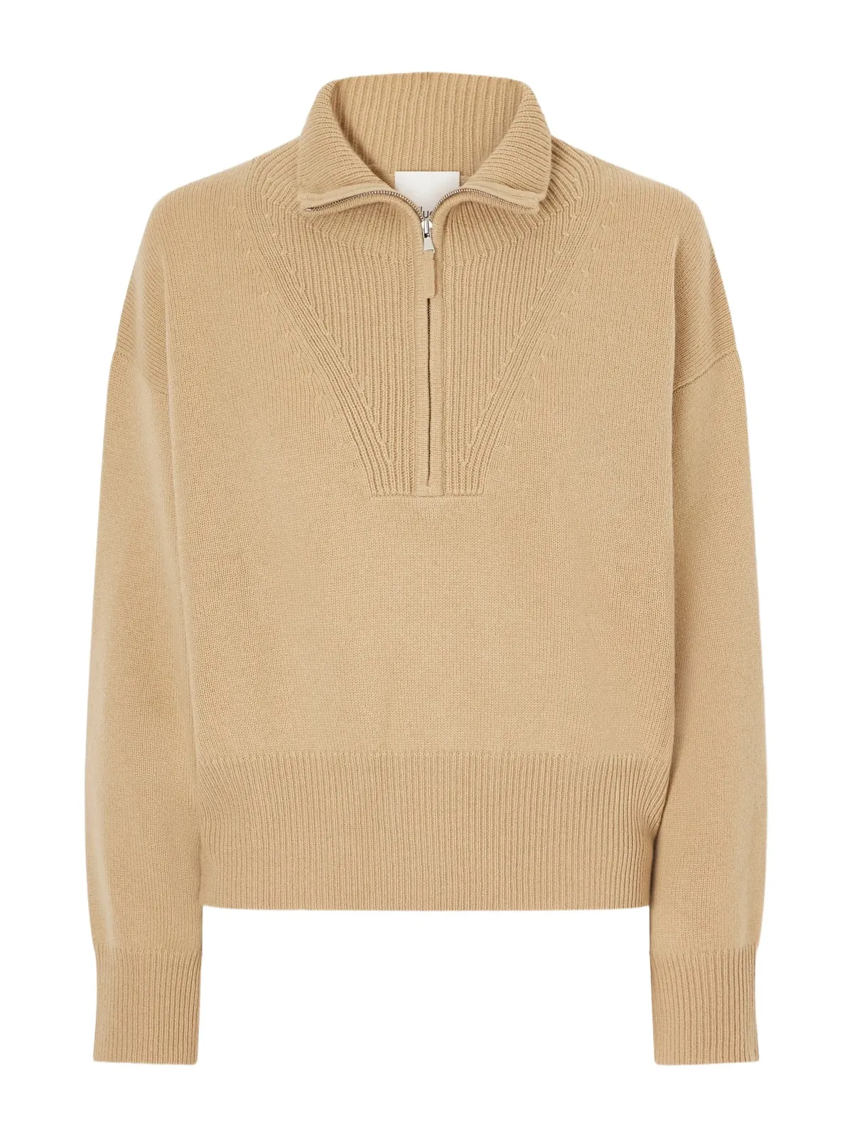 Allude Troyer Cashmere Half-zip Polo Sweater