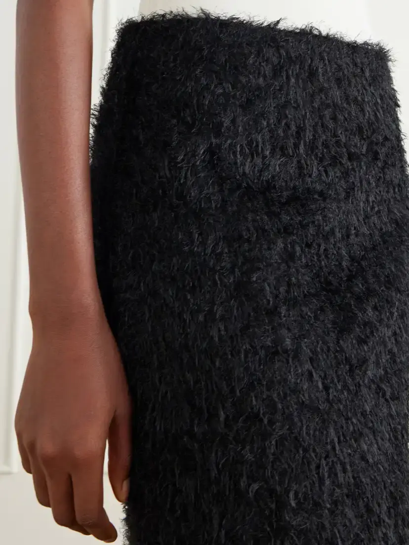 Abadia Plush Midi Skirt | Thumbnail 5 Abadia Plush Midi Skirt | Thumbnail 5