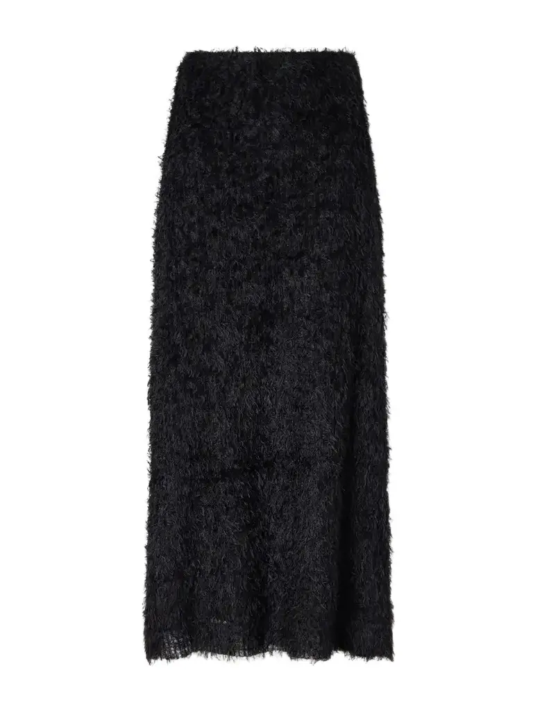 Plush Midi Skirt