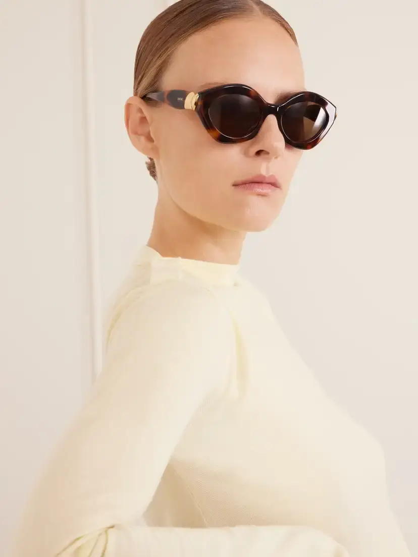 Loewe Coil Cat-eye Acetate Sunglasses | Thumbnail 2 Loewe Coil Cat-eye Acetate Sunglasses | Thumbnail 2