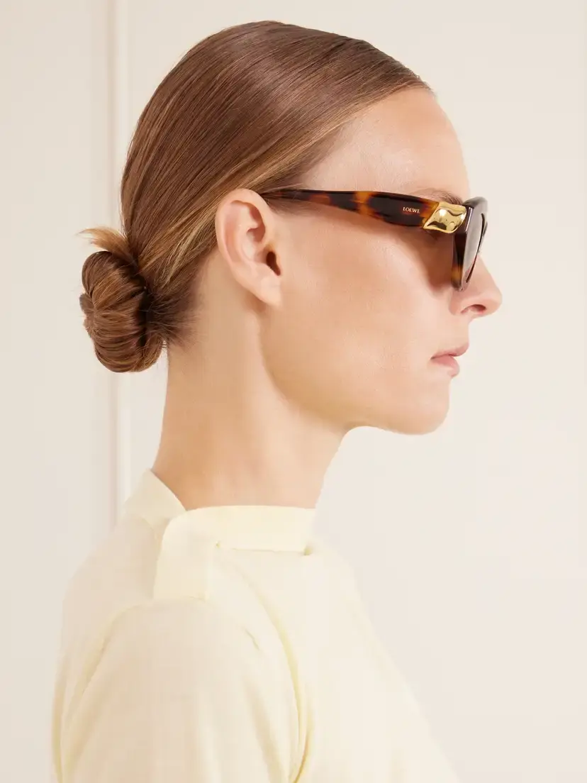 Loewe Coil Cat-eye Acetate Sunglasses | Thumbnail 5 Loewe Coil Cat-eye Acetate Sunglasses | Thumbnail 5