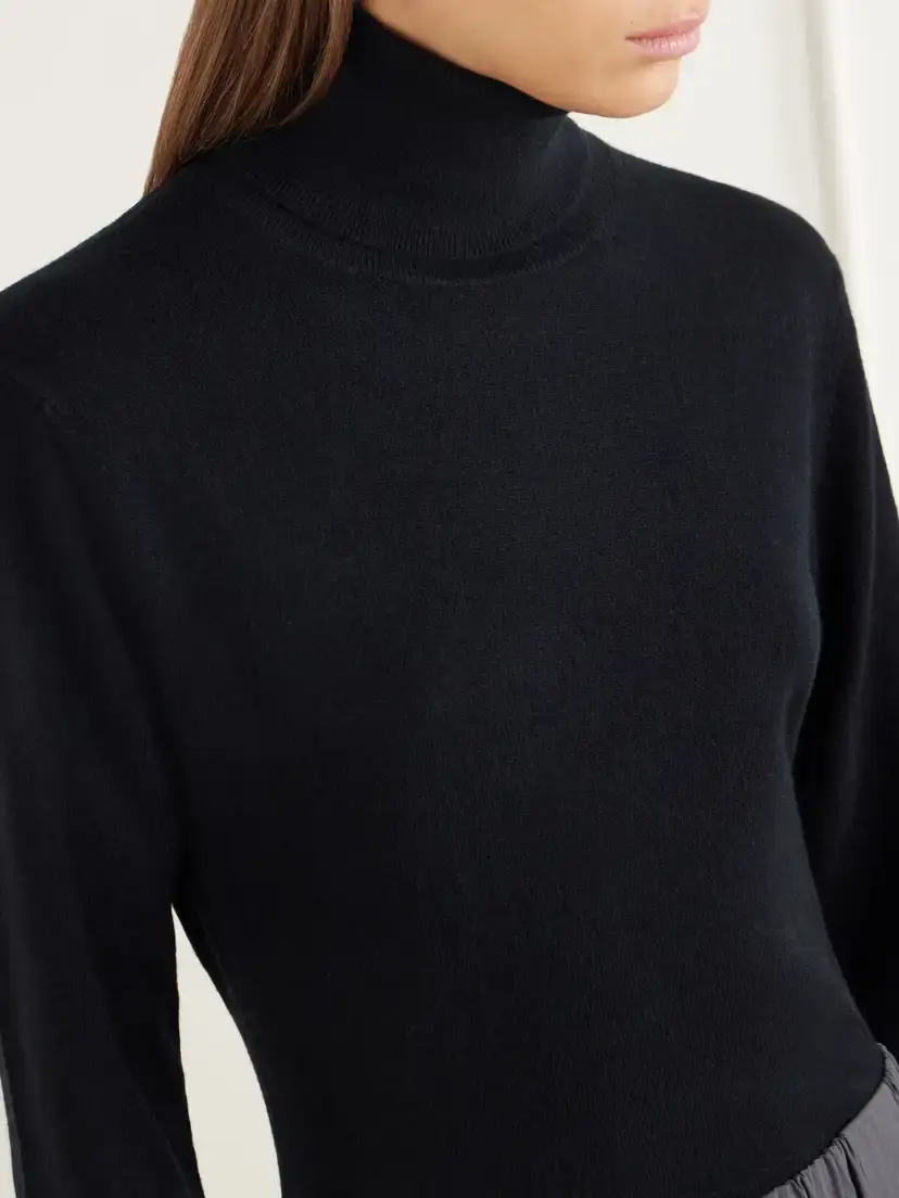 Allude Wool And Cashmere-blend Turtleneck Bodysuit | Thumbnail 5 Allude Wool And Cashmere-blend Turtleneck Bodysuit | Thumbnail 5