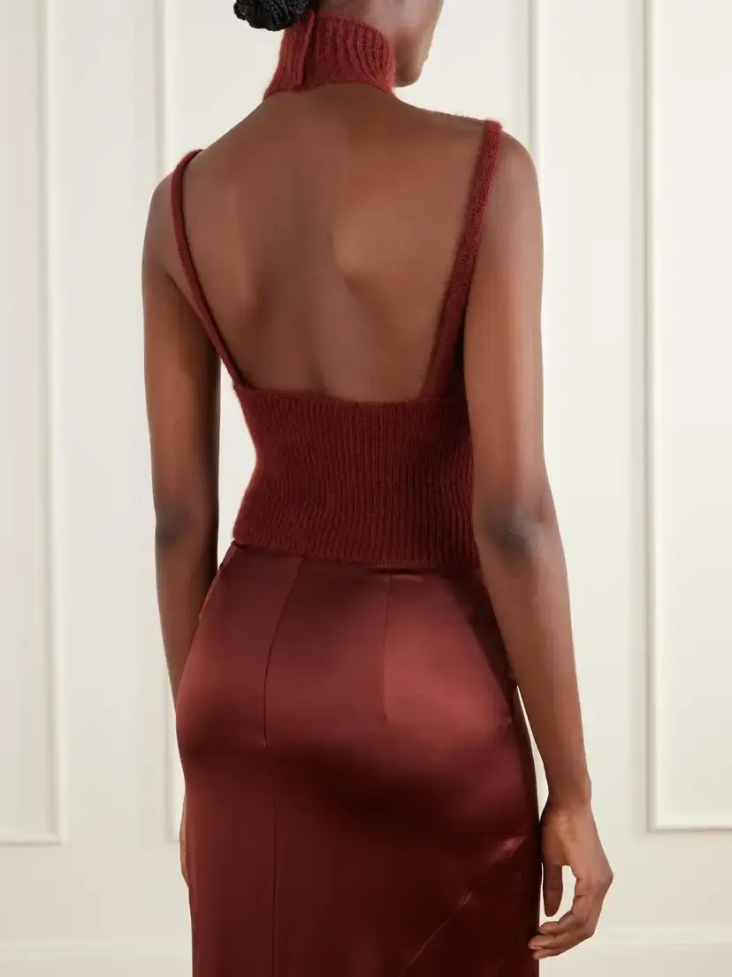 Max Mara Placido Mohair-blend Turtleneck Sweater Vest | Thumbnail 3 Max Mara Placido Mohair-blend Turtleneck Sweater Vest | Thumbnail 3