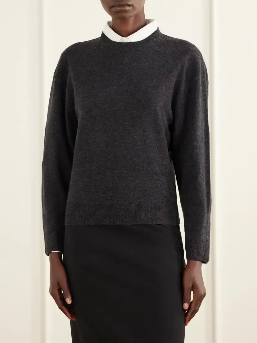 Allude Wool And Cashmere-blend Sweater | Thumbnail 3