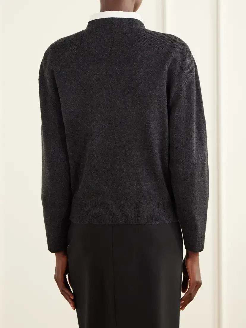 Allude Wool And Cashmere-blend Sweater | Thumbnail 4