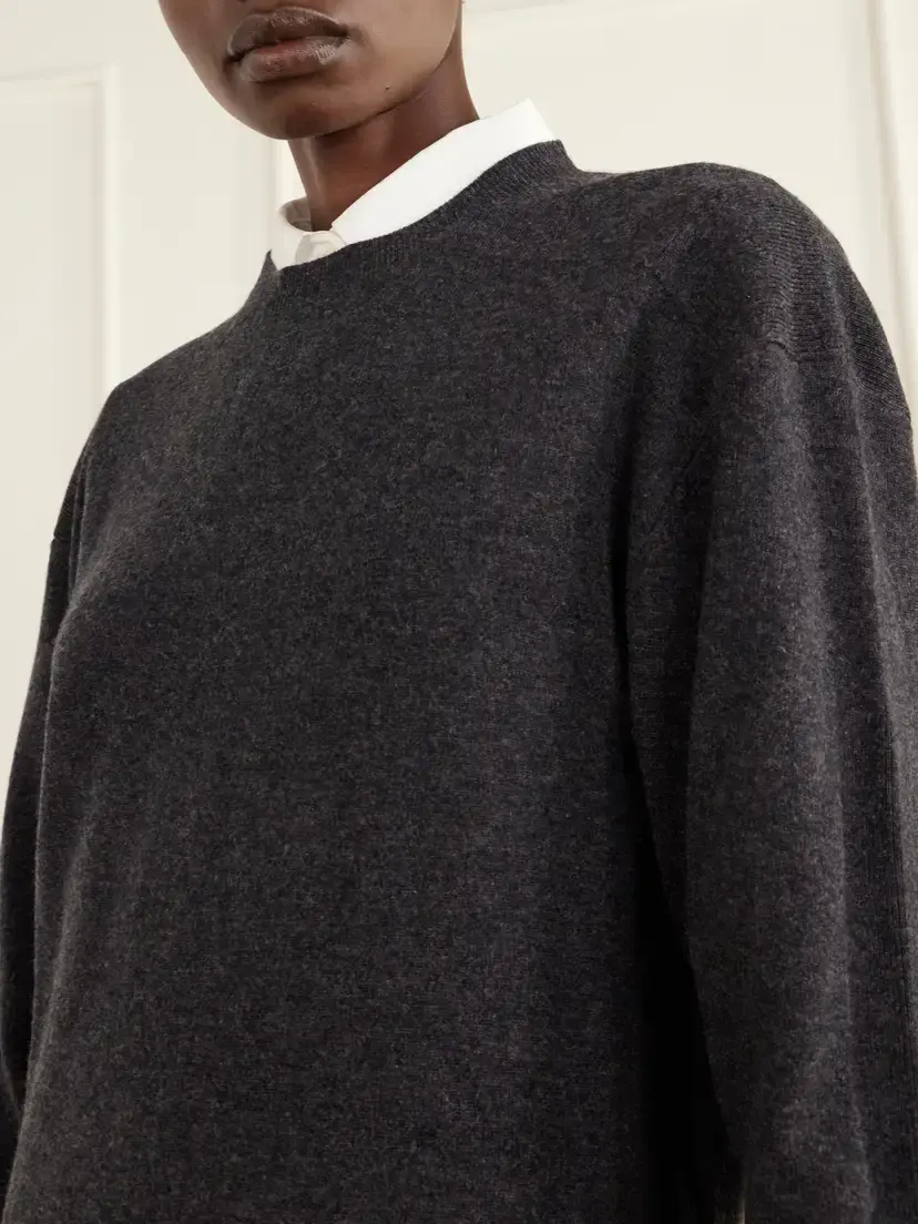 Allude Wool And Cashmere-blend Sweater | Thumbnail 5