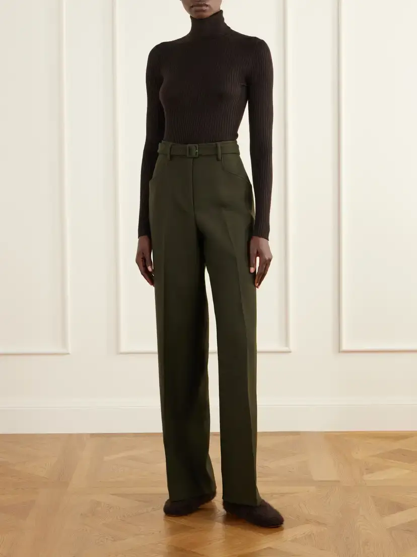 Gabriela Hearst Peppe Ribbed Cashmere-blend Sweater | Thumbnail 2 Gabriela Hearst Peppe Ribbed Cashmere-blend Sweater | Thumbnail 2