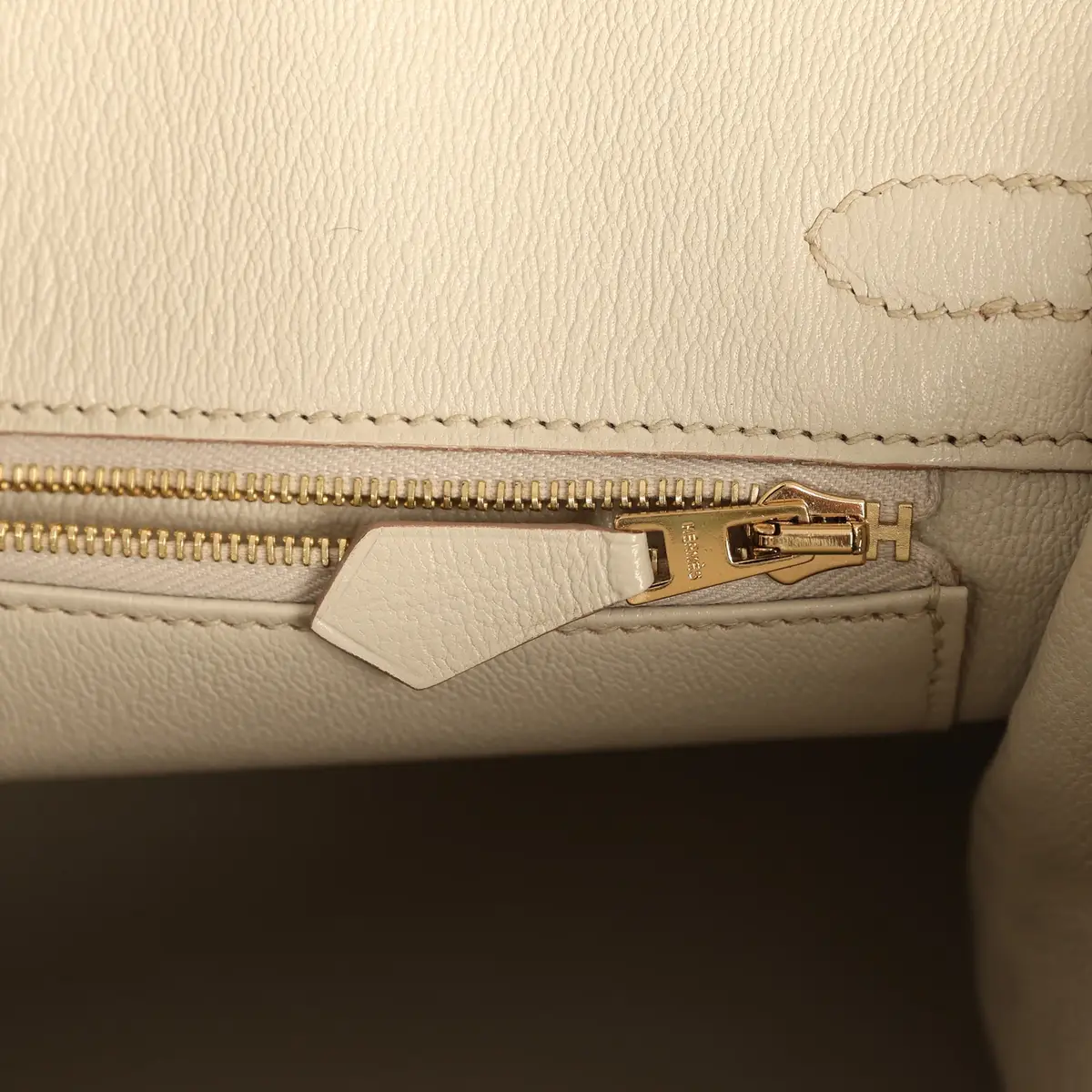 HERMÈS Hermes Birkin 25 Beton Matte Alligator Gold Hardware | Thumbnail 9