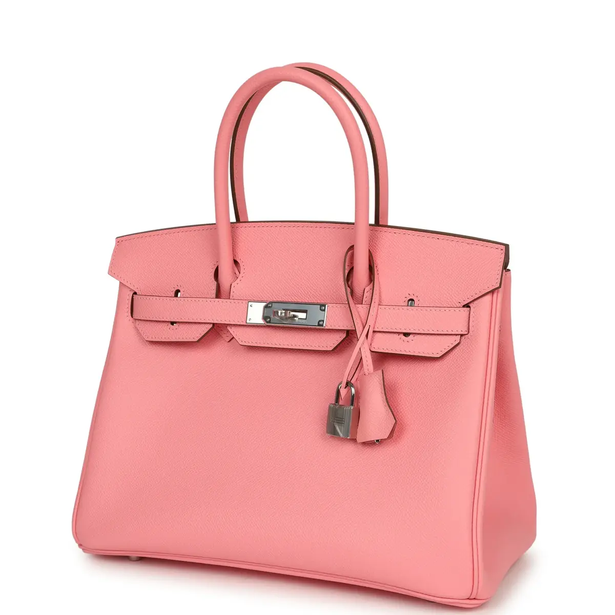 HERMÈS Hermes Birkin 30 Rose Confetti Epsom Palladium Hardware | Thumbnail 5