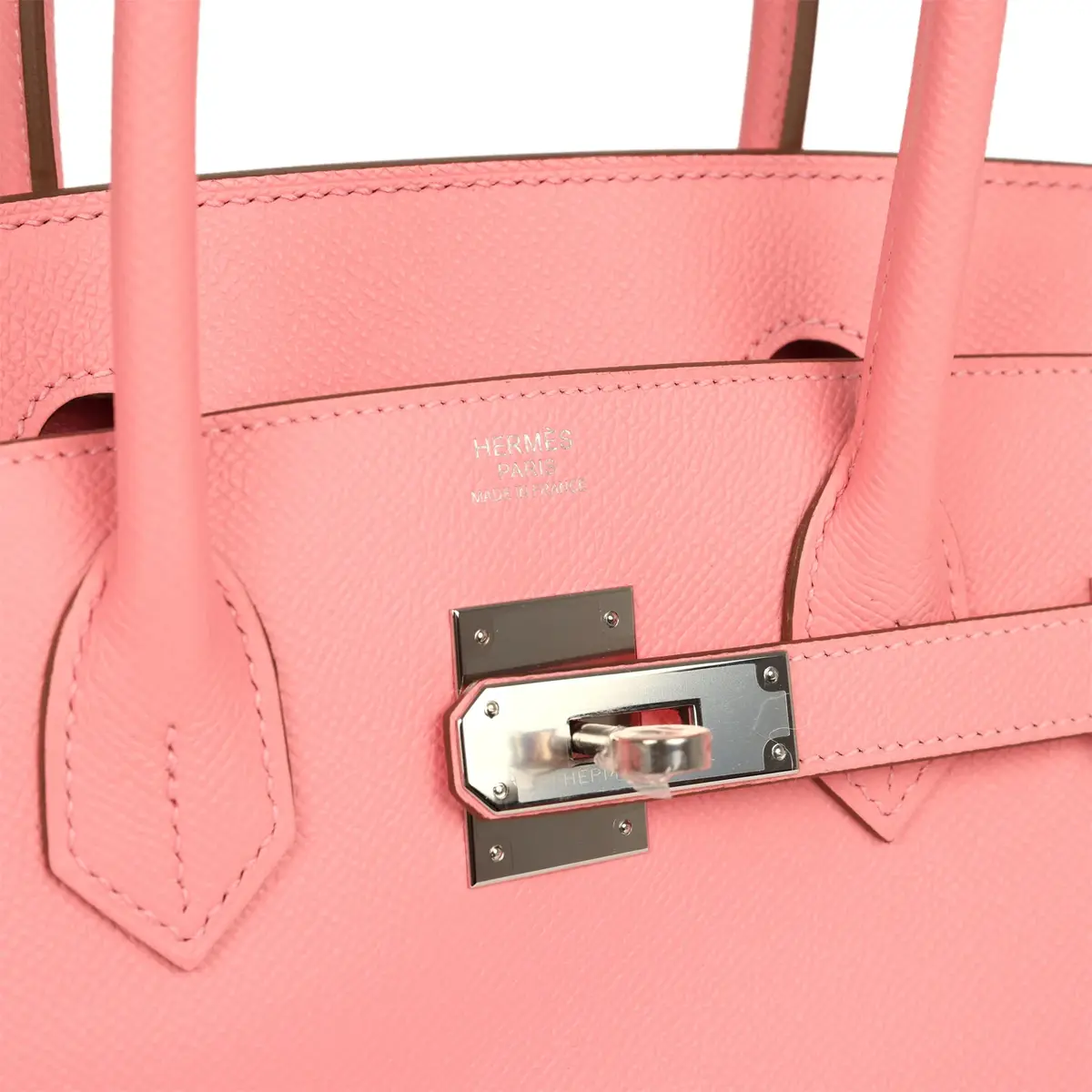 HERMÈS Hermes Birkin 30 Rose Confetti Epsom Palladium Hardware | Thumbnail 7