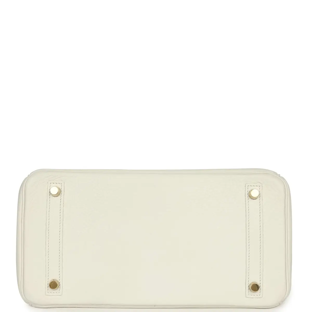 HERMÈS Hermès Birkin 30 White Clemence Gold Hardware | Thumbnail 6