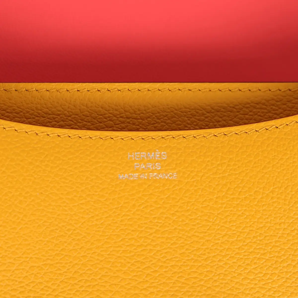 HERMÈS Hermes Constance 18 Jaune Ambre Verso Epsom Palladium Hardware | Thumbnail 8