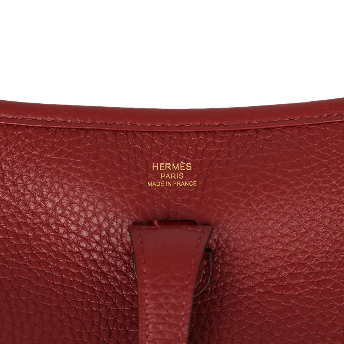 HERMÈS Hermes Evelyne 23 Rouge H Clemence Gold Hardware | Thumbnail 7
