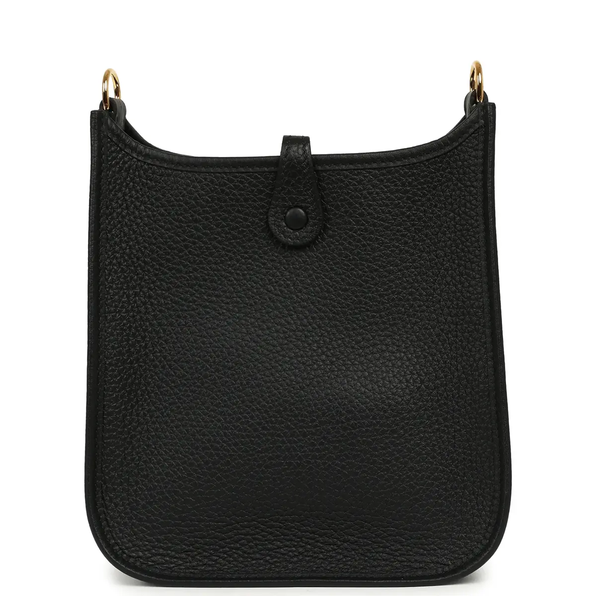 HERMÈS Hermes Evelyne TPM Black Clemence Gold Hardware | Thumbnail 4