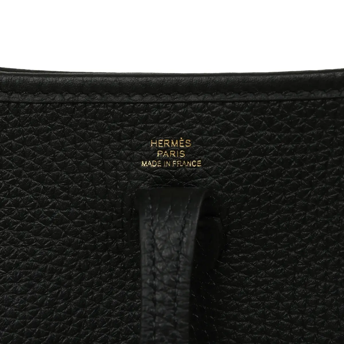 HERMÈS Hermes Evelyne TPM Black Clemence Gold Hardware | Thumbnail 7
