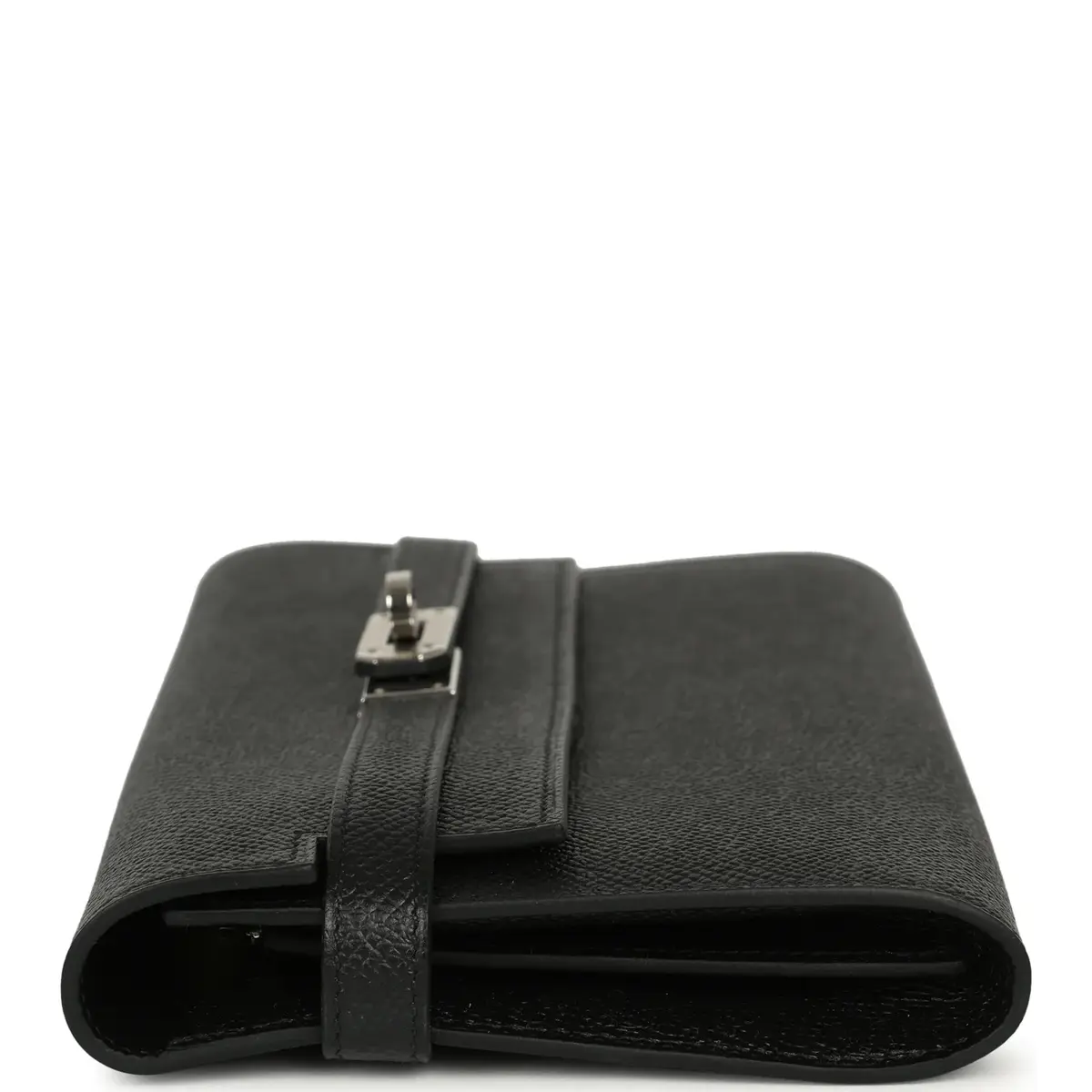 HERMÈS Hermes Kelly Long Wallet Black Epsom Palladium Hardware | Thumbnail 5 HERMÈS Hermes Kelly Long Wallet Black Epsom Palladium Hardware | Thumbnail 5
