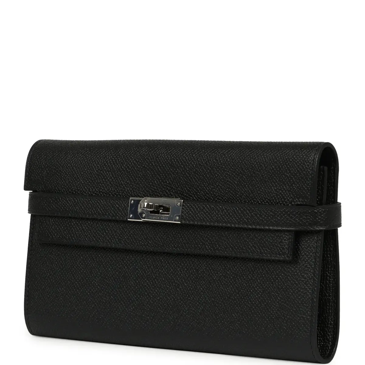 HERMÈS Hermes Kelly Long Wallet Black Epsom Palladium Hardware | Thumbnail 6 HERMÈS Hermes Kelly Long Wallet Black Epsom Palladium Hardware | Thumbnail 6