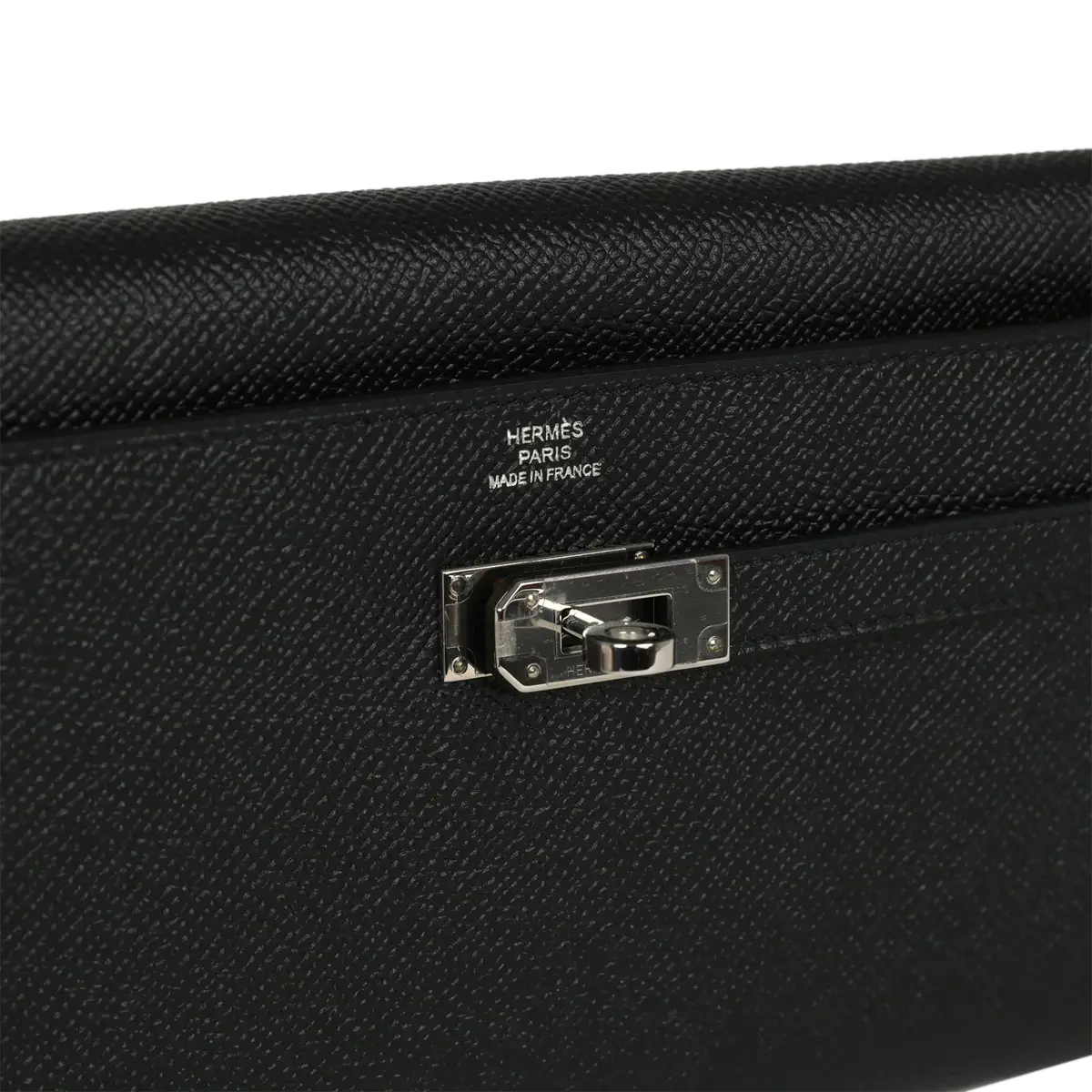 HERMÈS Hermes Kelly Long Wallet Black Epsom Palladium Hardware | Thumbnail 7 HERMÈS Hermes Kelly Long Wallet Black Epsom Palladium Hardware | Thumbnail 7