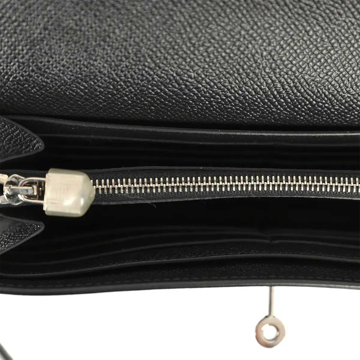 HERMÈS Hermes Kelly Long Wallet Black Epsom Palladium Hardware | Thumbnail 10 HERMÈS Hermes Kelly Long Wallet Black Epsom Palladium Hardware | Thumbnail 10