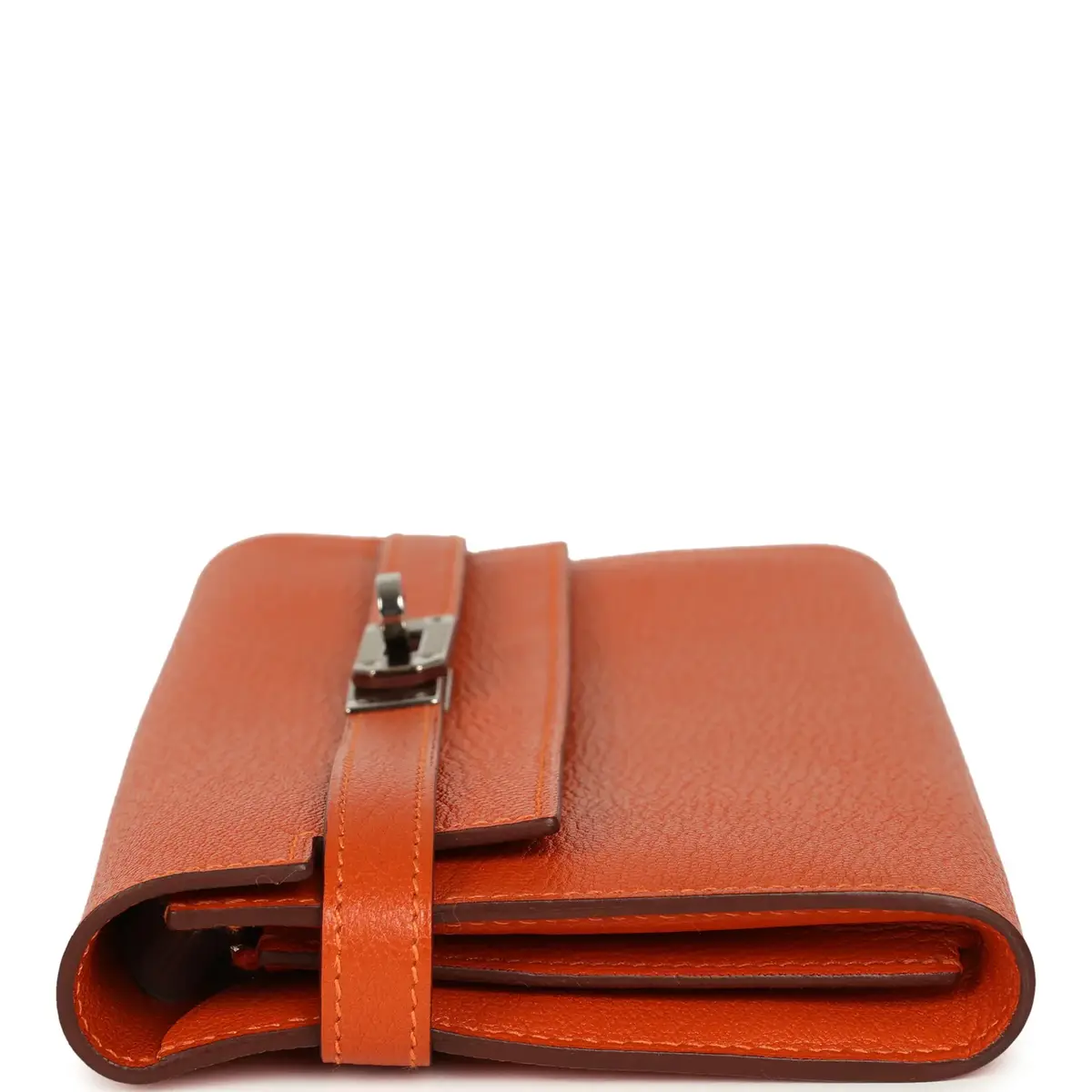 HERMÈS Hermes Kelly Long Wallet Feu Chevre Mysore Palladium Hardware | Thumbnail 5 HERMÈS Hermes Kelly Long Wallet Feu Chevre Mysore Palladium Hardware | Thumbnail 5