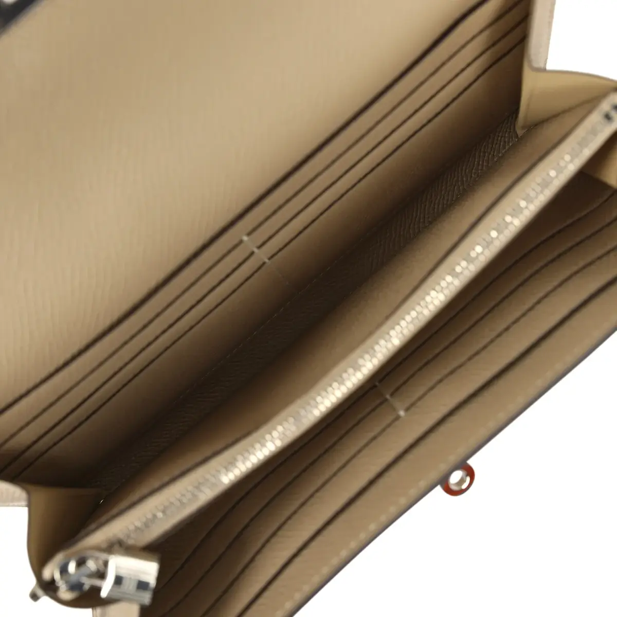 HERMÈS Hermes Kelly Long Wallet Trench Epsom Palladium Hardware | Thumbnail 9 HERMÈS Hermes Kelly Long Wallet Trench Epsom Palladium Hardware | Thumbnail 9