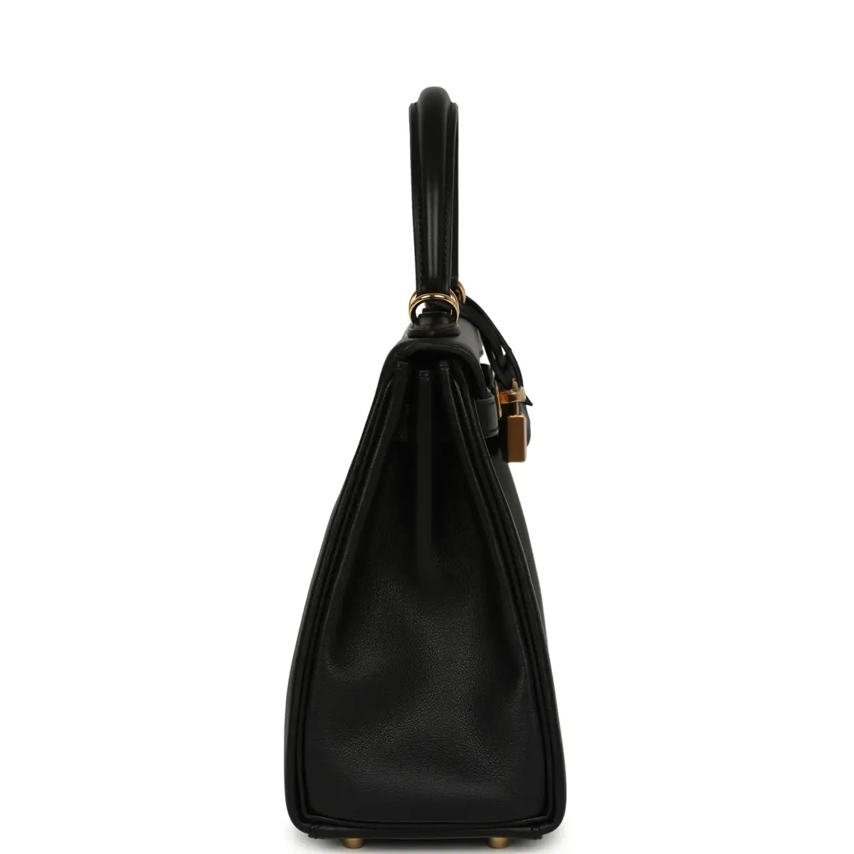 HERMÈS Hermes Kelly Retourne 25 Black Cheri Gold Hardware | Thumbnail 3