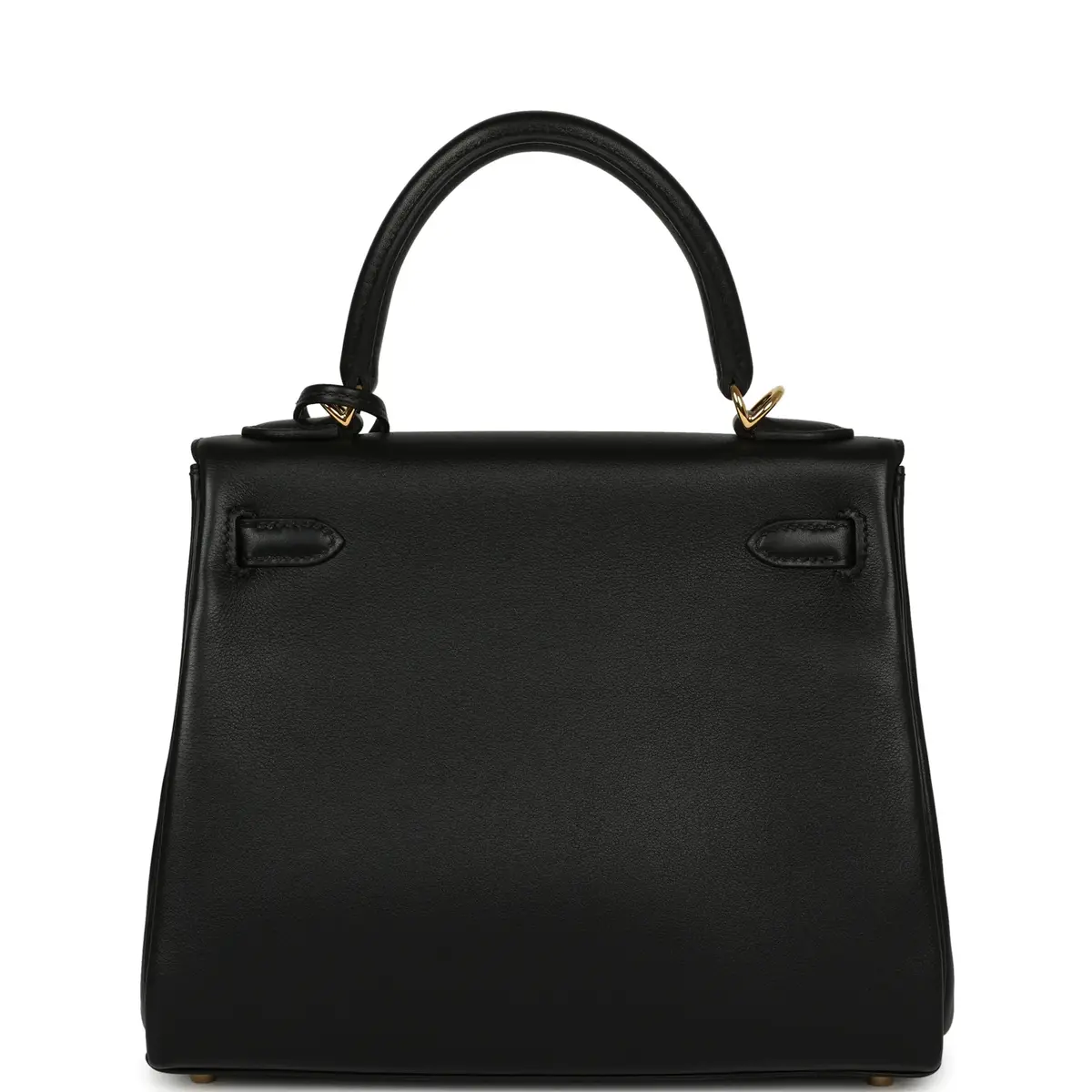 HERMÈS Hermes Kelly Retourne 25 Black Cheri Gold Hardware | Thumbnail 4
