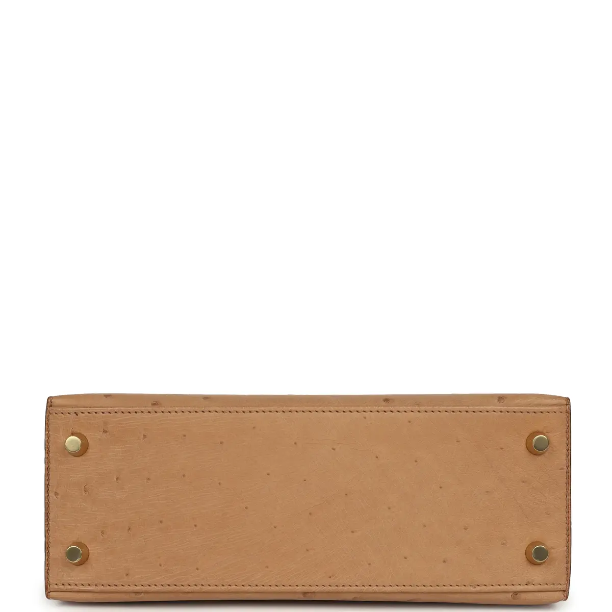 HERMÈS Hermes Kelly Sellier 25 Chai Ostrich Gold Hardware | Thumbnail 6