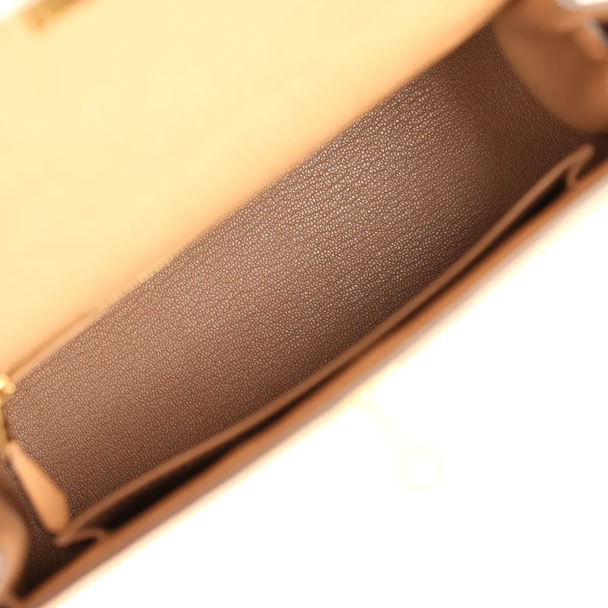 HERMÈS Hermes Kelly Sellier 25 Chai Ostrich Gold Hardware | Thumbnail 8