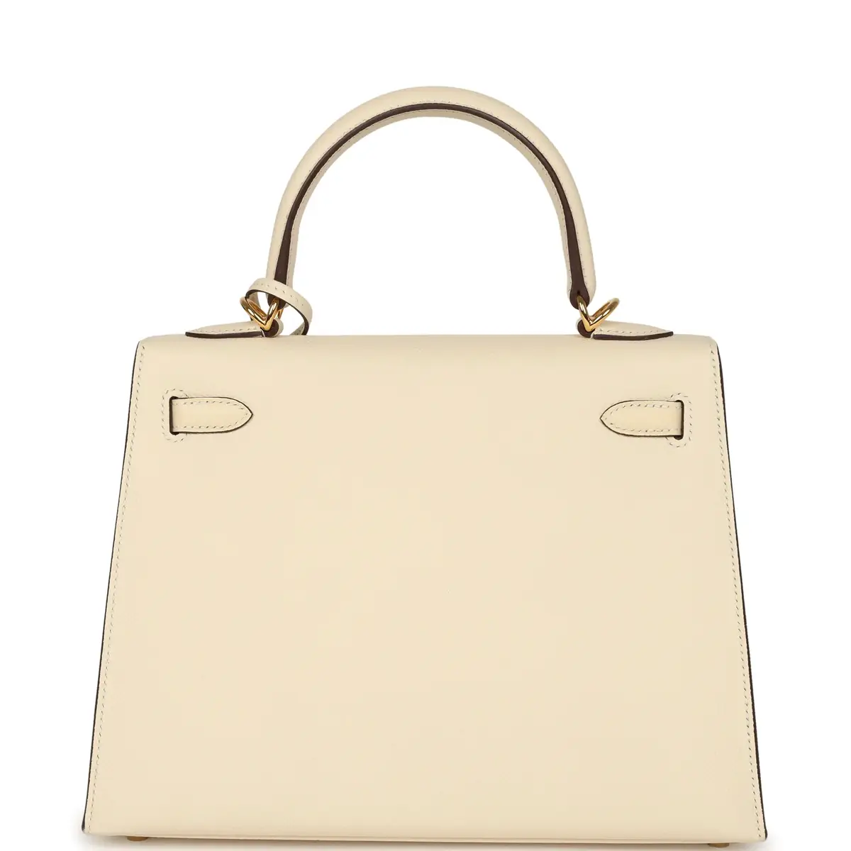HERMÈS Hermes Kelly Sellier 25 Nata Epsom Gold Hardware | Thumbnail 4