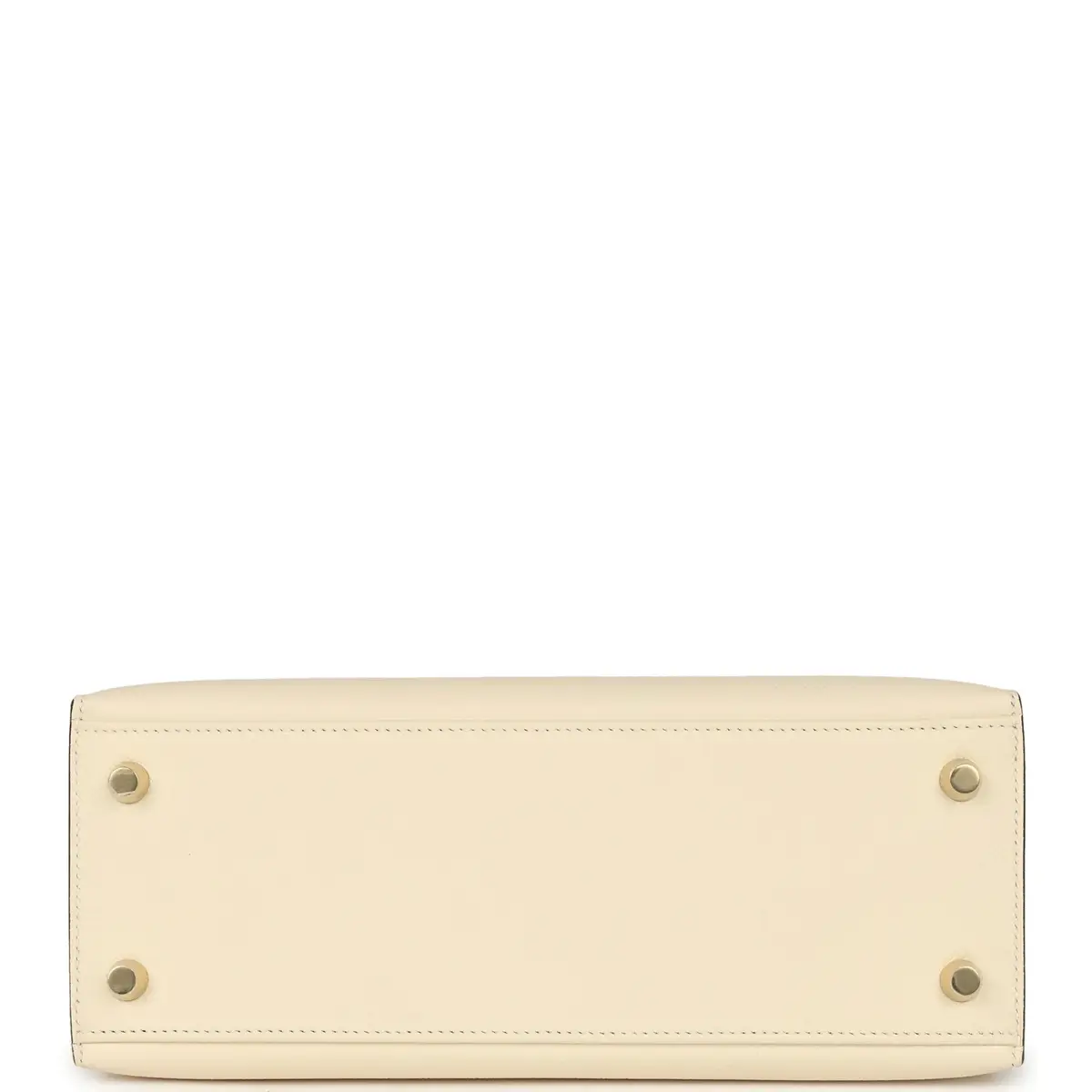 HERMÈS Hermes Kelly Sellier 25 Nata Epsom Gold Hardware | Thumbnail 6