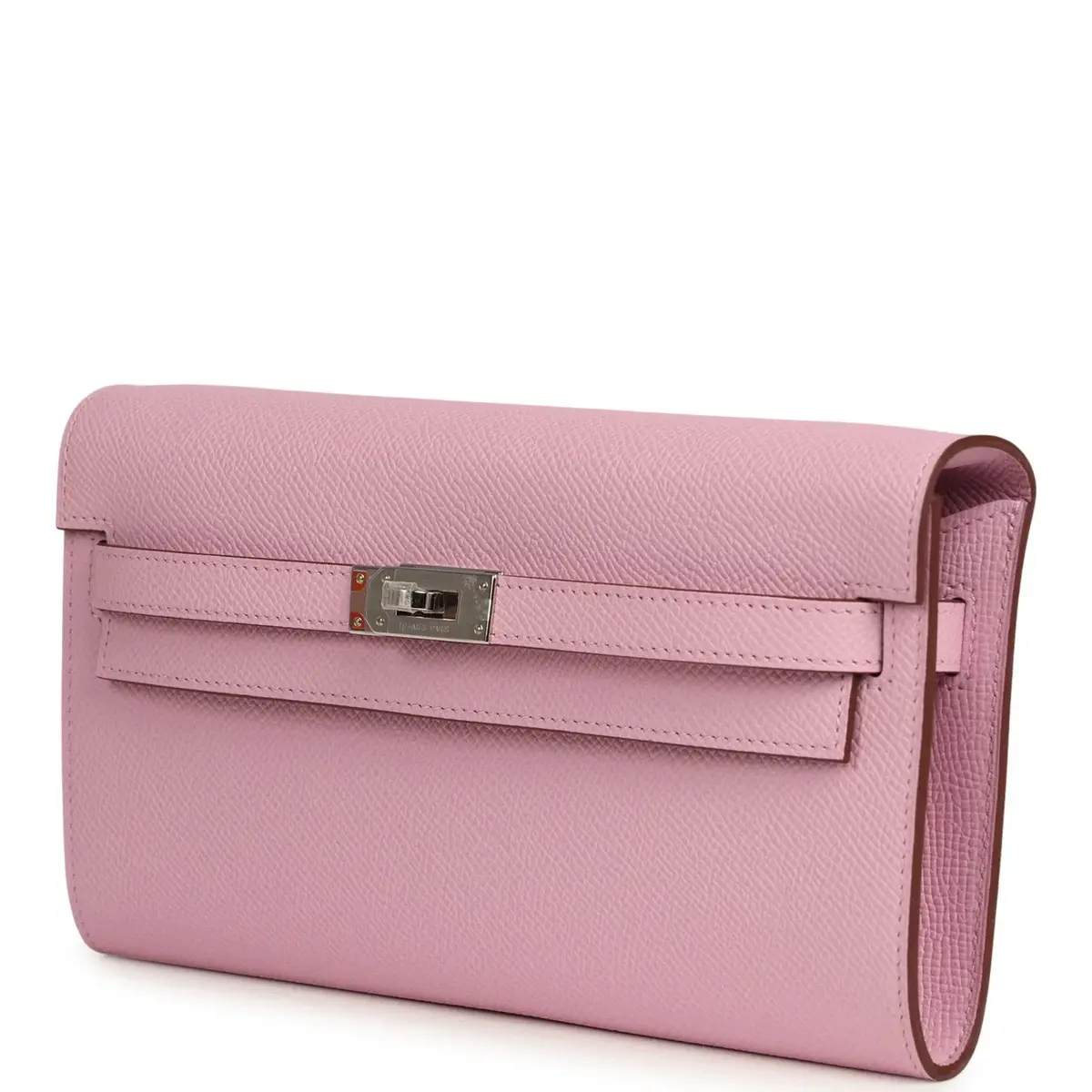 HERMÈS Hermes Kelly Wallet To Go Mauve Sylvestre Epsom Palladium Hardware | Thumbnail 6