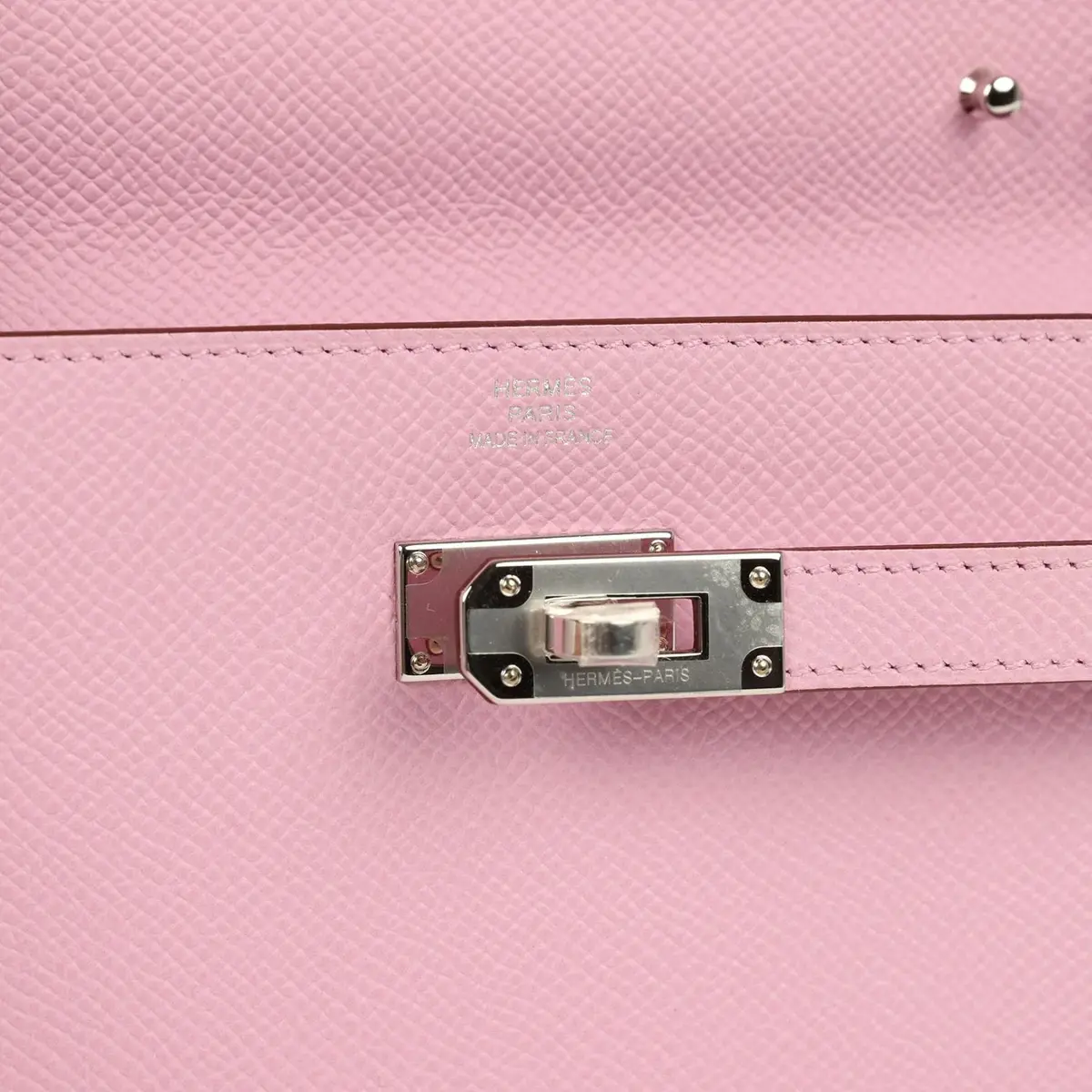 HERMÈS Hermes Kelly Wallet To Go Mauve Sylvestre Epsom Palladium Hardware | Thumbnail 7