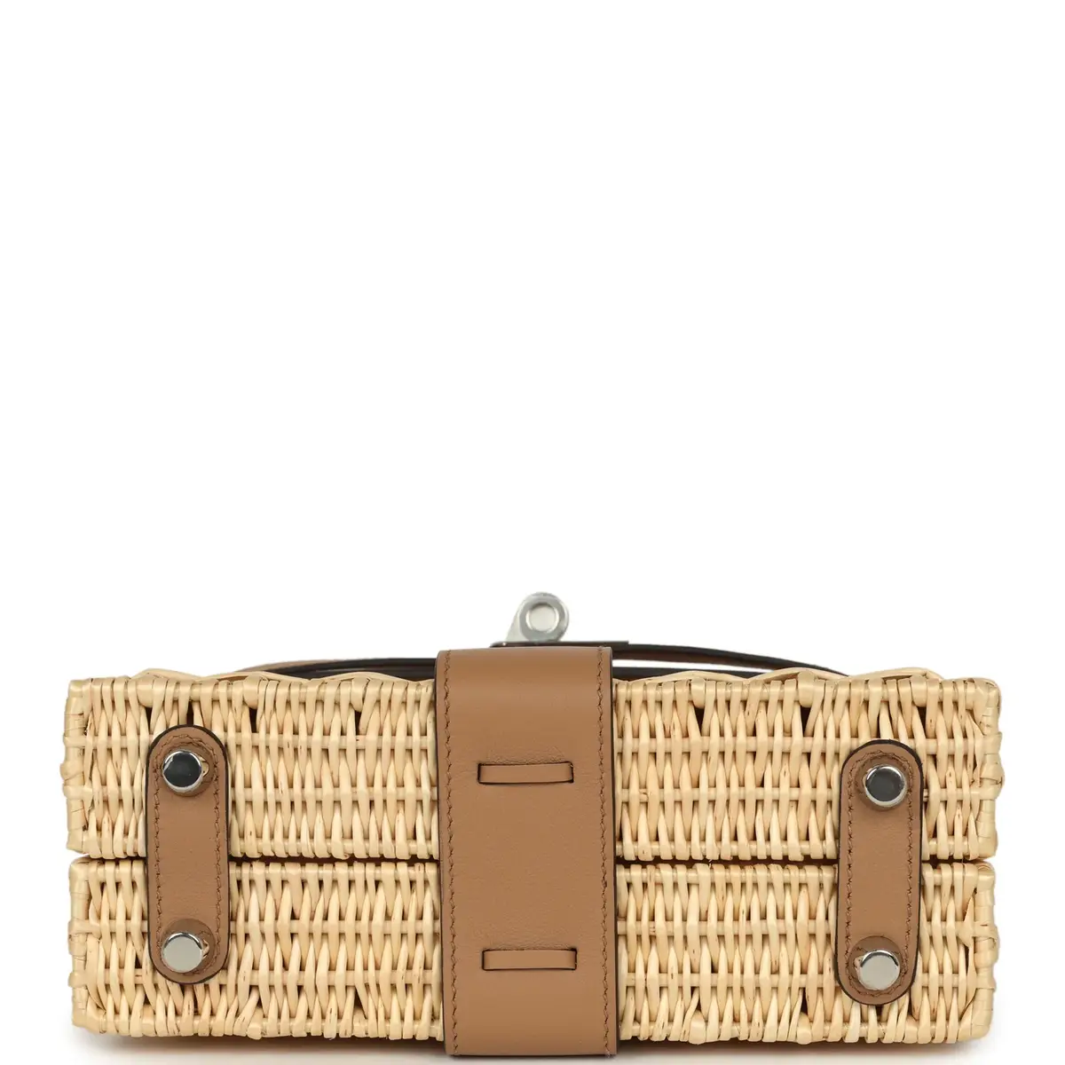 HERMÈS Hermes Mini Picnic Kelly 20 Chai Swift Palladium Hardware | Thumbnail 6