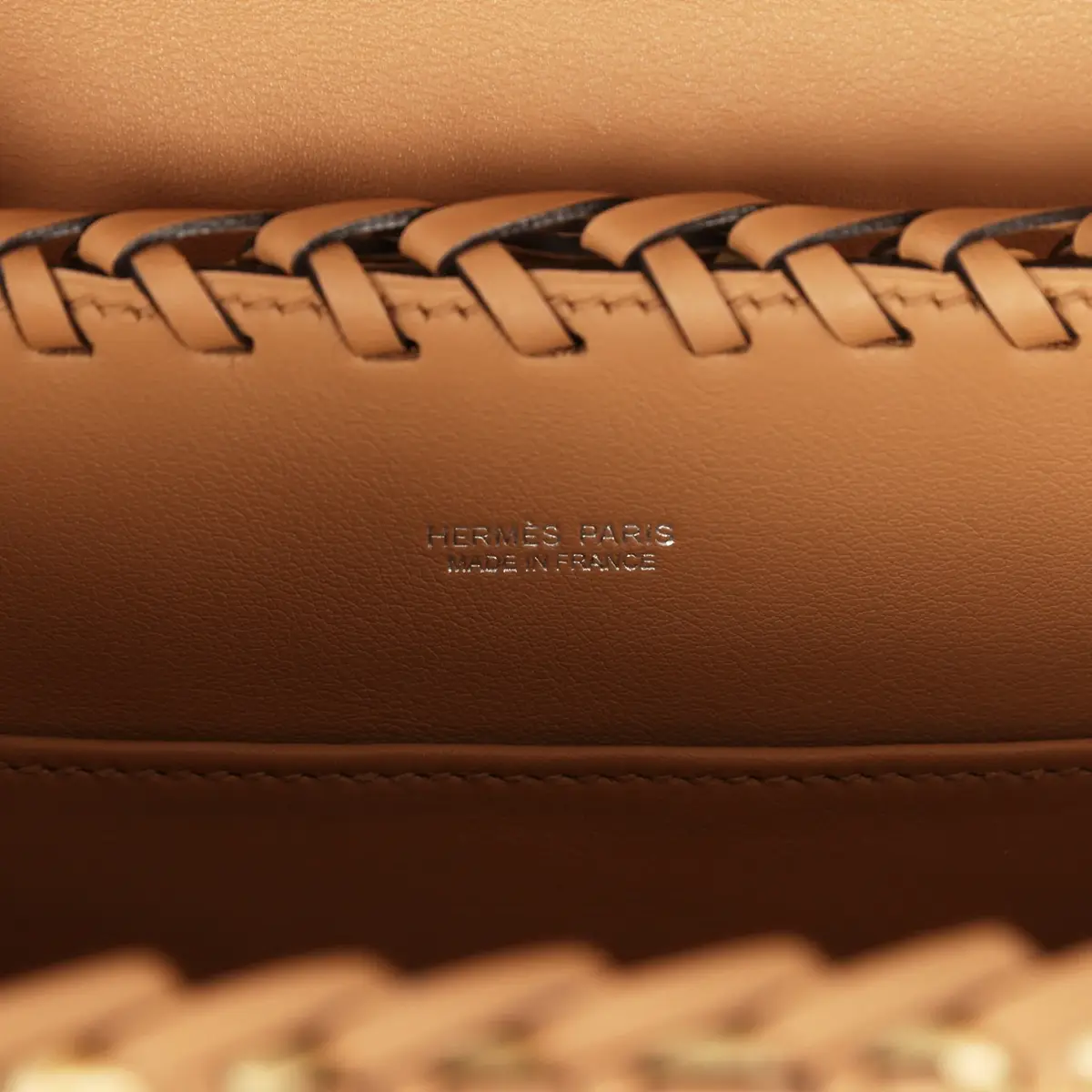 HERMÈS Hermes Mini Picnic Kelly 20 Chai Swift Palladium Hardware | Thumbnail 7