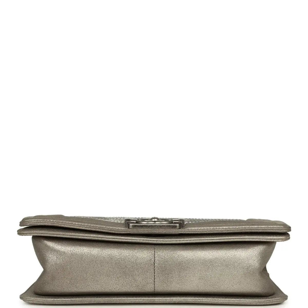 Chanel Pre-owned Chanel "Paris-Dallas" Strass Medium Boy Bag Dark Khaki Iridescent Calfskin Aged Ruthenium Hardware | Thumbnail 6 Chanel Pre-owned Chanel "Paris-Dallas" Strass Medium Boy Bag Dark Khaki Iridescent Calfskin Aged Ruthenium Hardware | Thumbnail 6