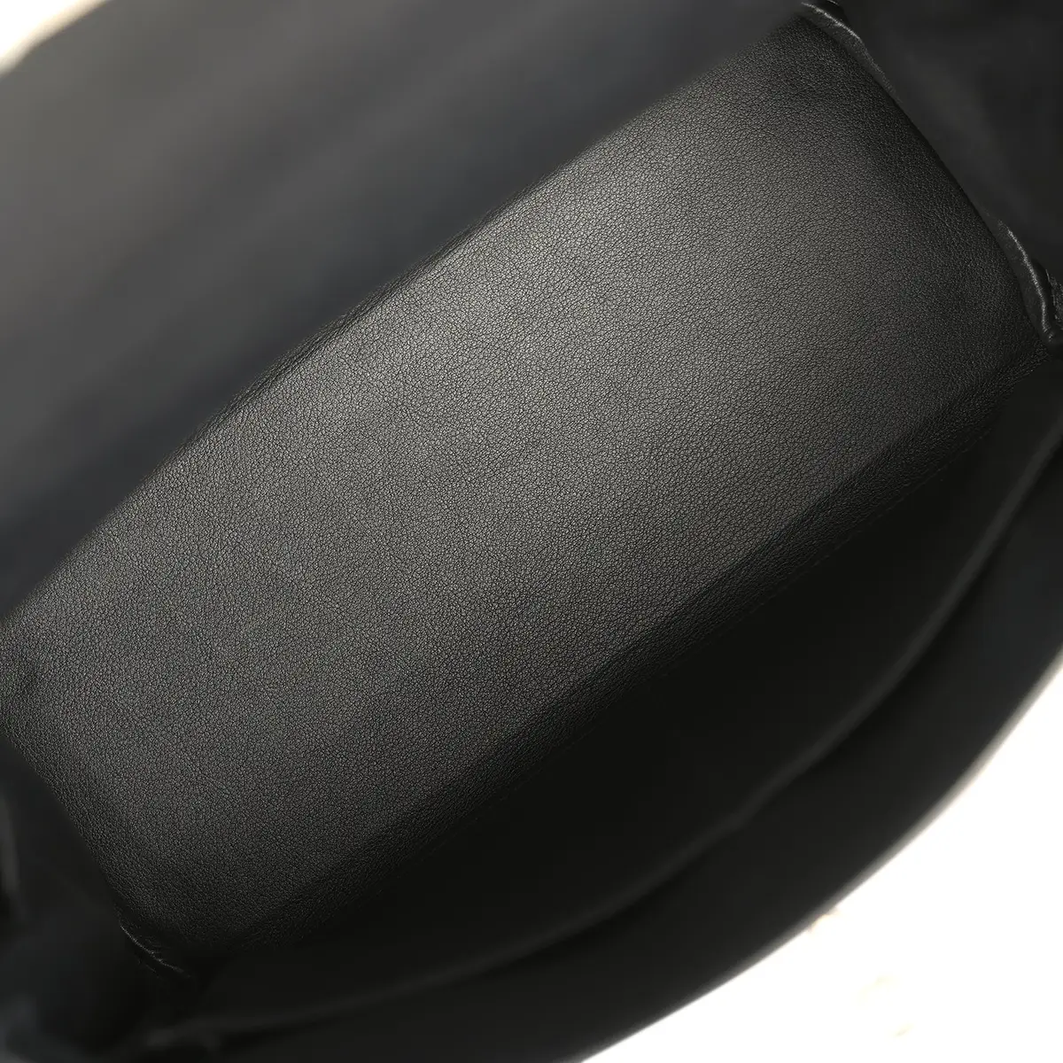 HERMÈS Pre-owned Hermes "Lettres Au Carre" Kelly Retourne 28 Black Swift and Ecru, Capucine, Bleu Indigo Toile De Camp Palladium Hardware | Thumbnail 7 HERMÈS Pre-owned Hermes "Lettres Au Carre" Kelly Retourne 28 Black Swift and Ecru, Capucine, Bleu Indigo Toile De Camp Palladium Hardware | Thumbnail 7