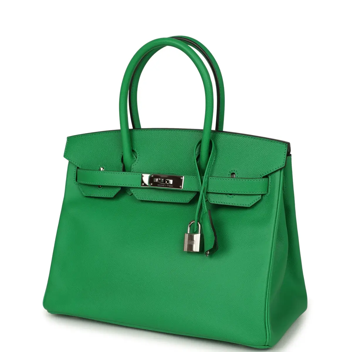 HERMÈS Pre-owned Hermes Birkin 30 Bambou Epsom Palladium Hardware | Thumbnail 5 HERMÈS Pre-owned Hermes Birkin 30 Bambou Epsom Palladium Hardware | Thumbnail 5