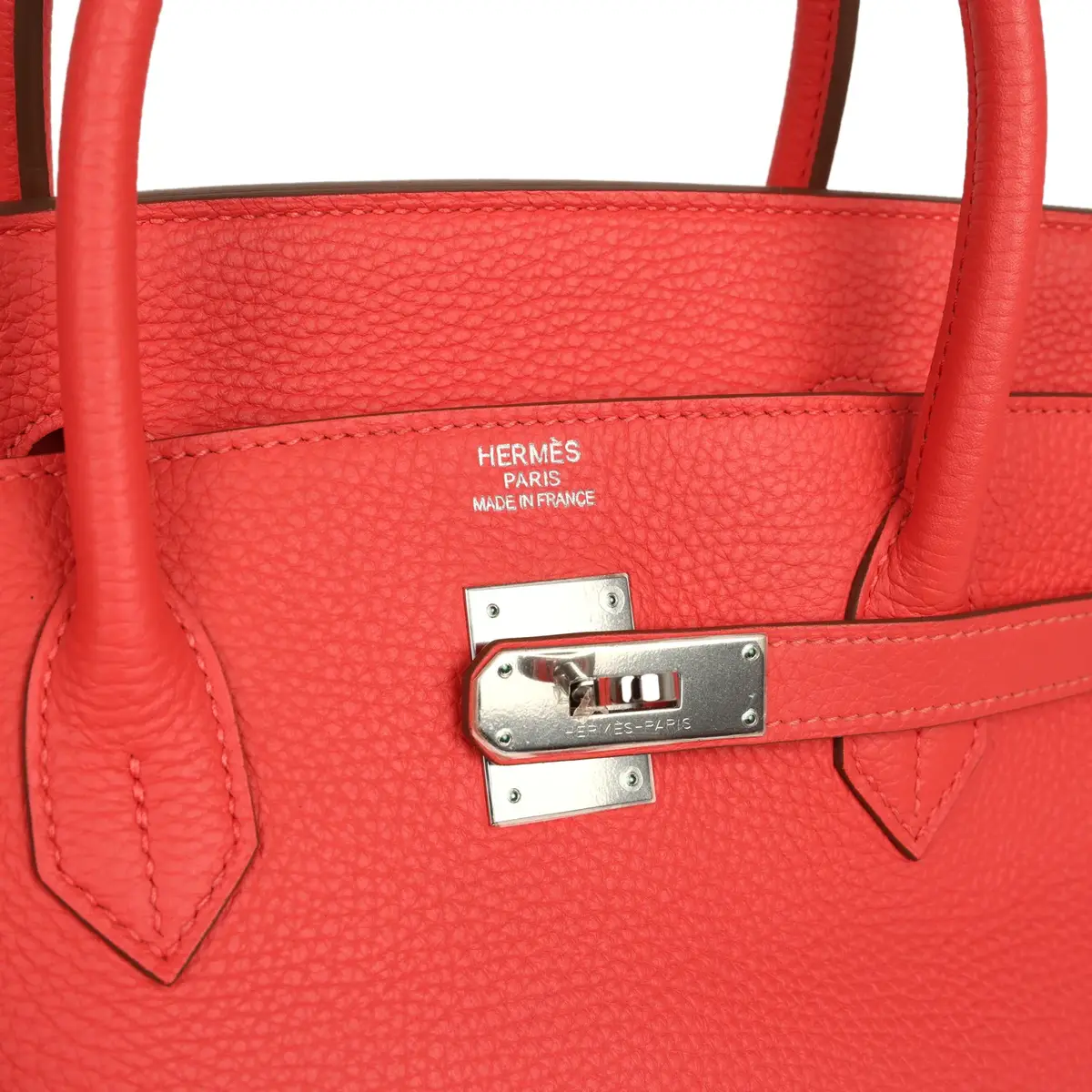 HERMÈS Pre-owned Hermes Birkin 40 Rose Jaipur Togo Palladium Hardware | Thumbnail 7 HERMÈS Pre-owned Hermes Birkin 40 Rose Jaipur Togo Palladium Hardware | Thumbnail 7