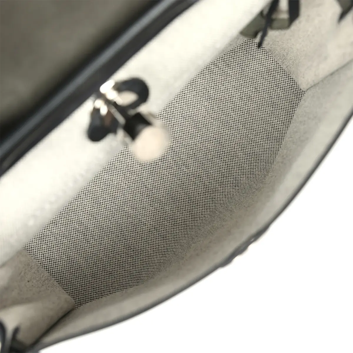 HERMÈS Pre-owned Hermes Herbag Zip PM 31 Black Toile H Berline, Black Hunter Palladium Hardware | Thumbnail 12