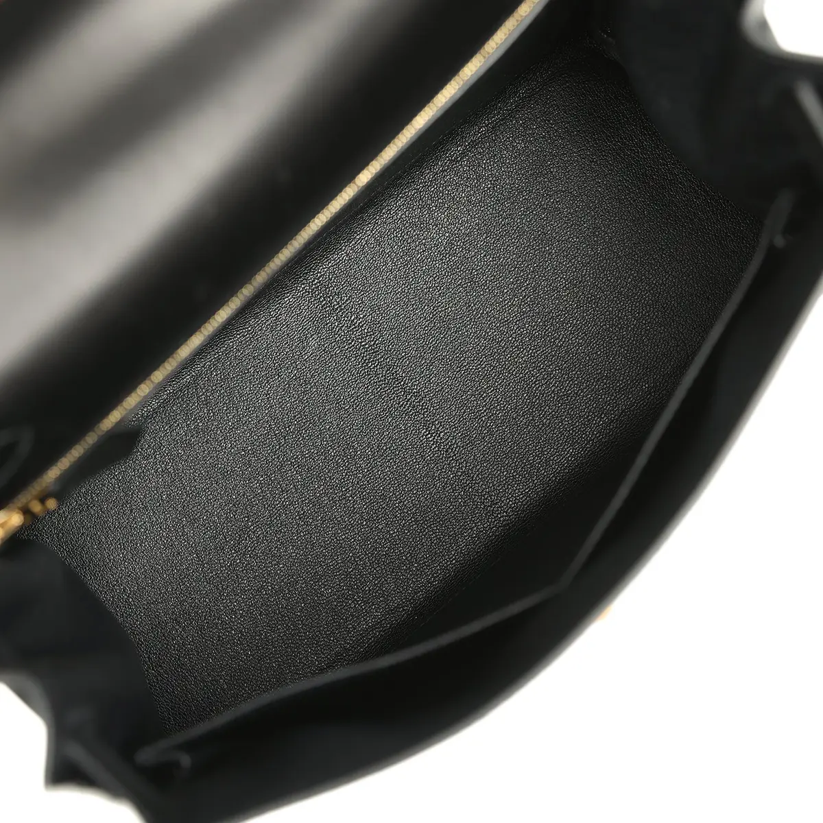HERMÈS Pre-owned Hermes Kelly Retourne 28 Black Evercalf Gold Hardware | Thumbnail 8 HERMÈS Pre-owned Hermes Kelly Retourne 28 Black Evercalf Gold Hardware | Thumbnail 8