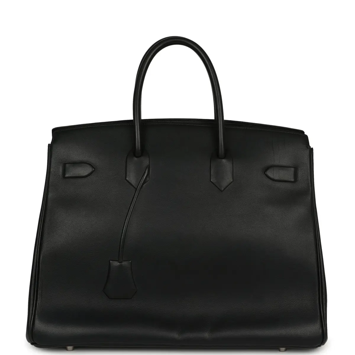 HERMÈS Pre-owned Hermes Shadow Birkin 35 Black Swift Palladium Hardware | Thumbnail 4 HERMÈS Pre-owned Hermes Shadow Birkin 35 Black Swift Palladium Hardware | Thumbnail 4