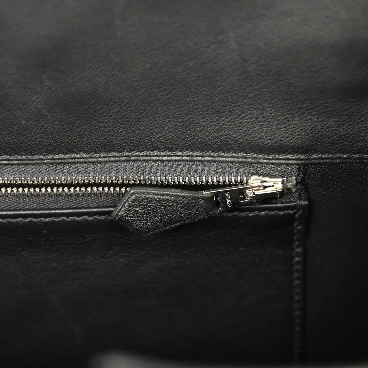HERMÈS Pre-owned Hermes Shadow Birkin 35 Black Swift Palladium Hardware | Thumbnail 9 HERMÈS Pre-owned Hermes Shadow Birkin 35 Black Swift Palladium Hardware | Thumbnail 9
