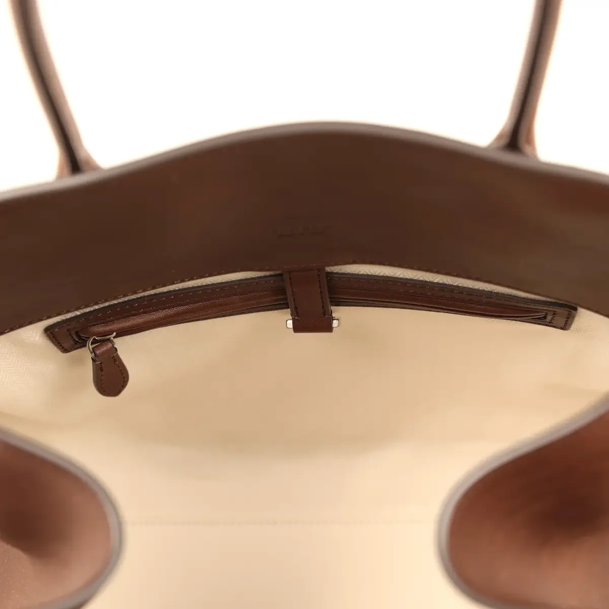 The Row The Row Soft Margaux 15 Deep Brown Saddle Leather Silver Hardware | Thumbnail 11