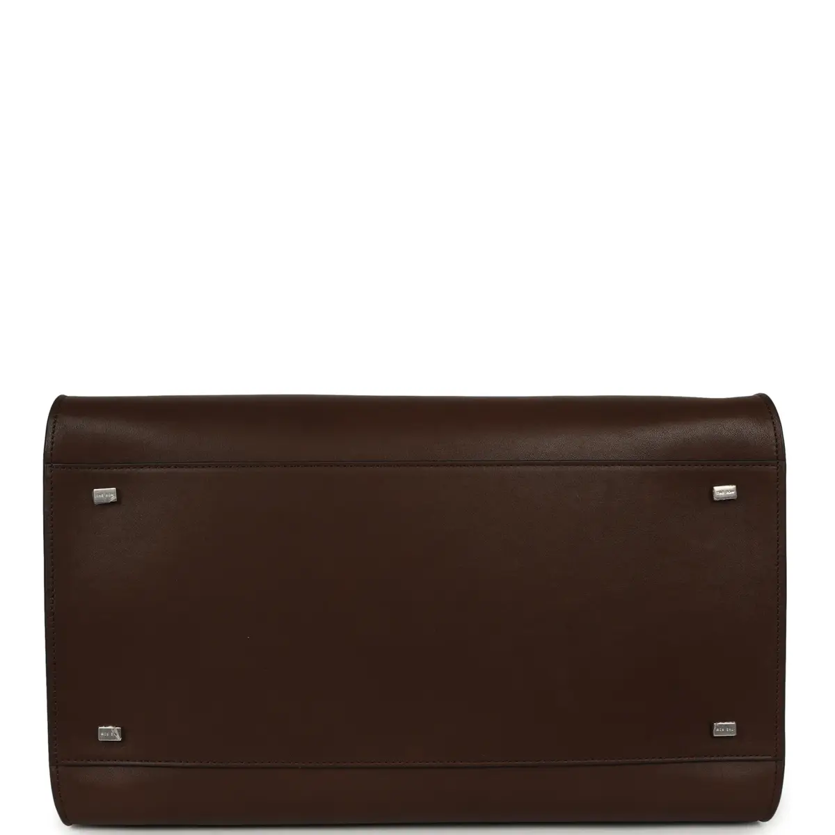 The Row The Row Soft Margaux 15 Deep Brown Saddle Leather Silver Hardware | Thumbnail 6