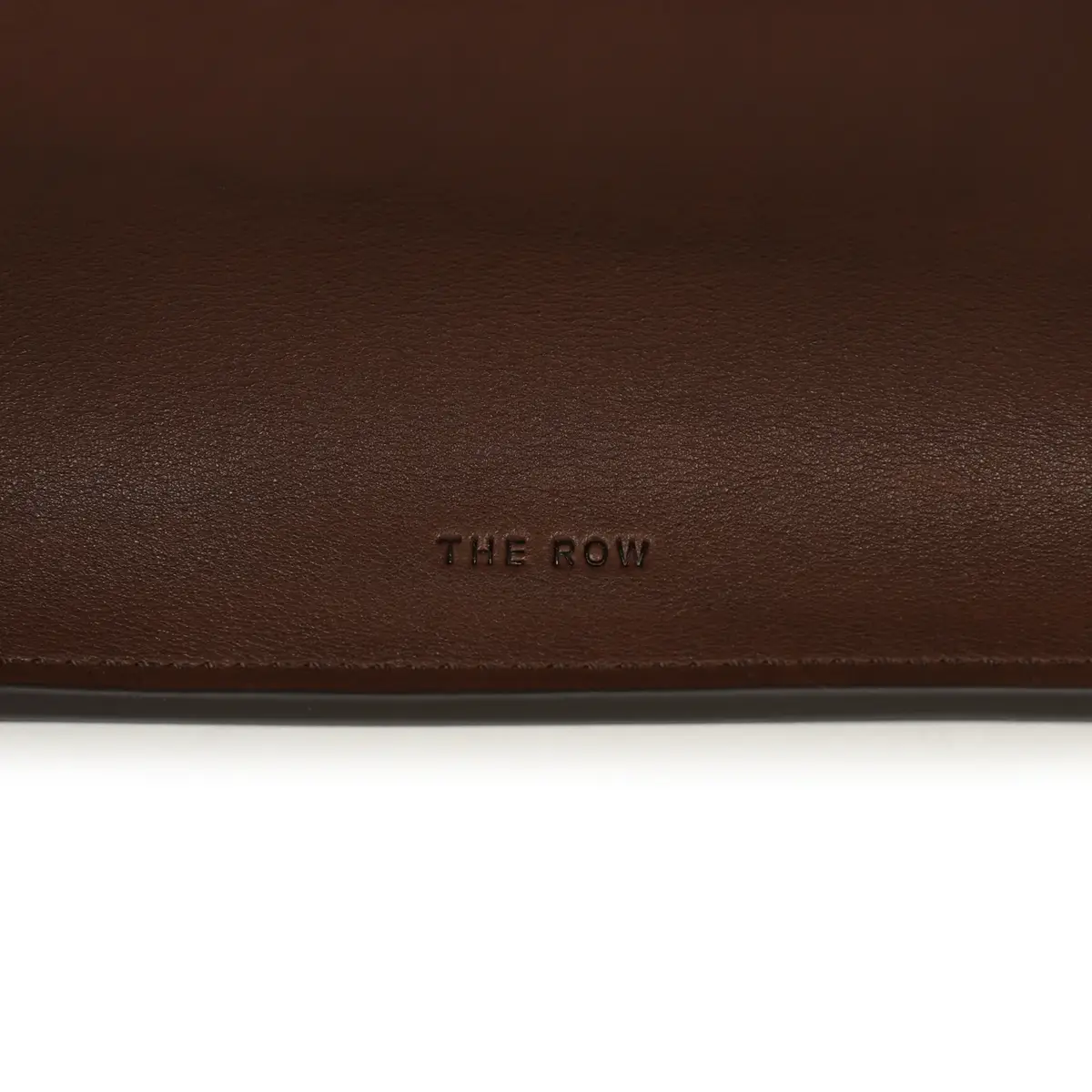 The Row The Row Soft Margaux 15 Deep Brown Saddle Leather Silver Hardware | Thumbnail 7