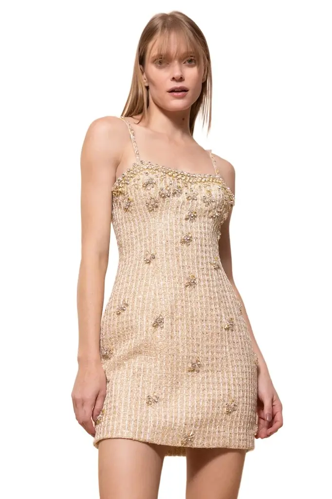 BETINA TWEED MINI DRESS BETINA TWEED MINI DRESS