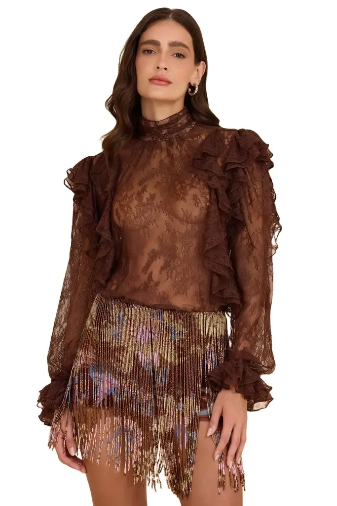 BOHO EMBROIDERY MINI SKIRT