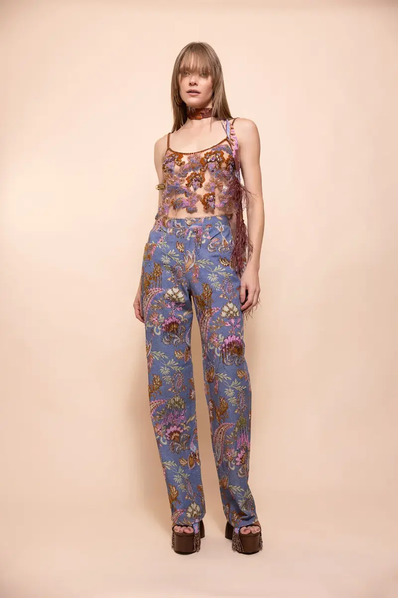 PatBo BOHO EMBROIDERY TOP | Thumbnail 3 PatBo BOHO EMBROIDERY TOP | Thumbnail 3