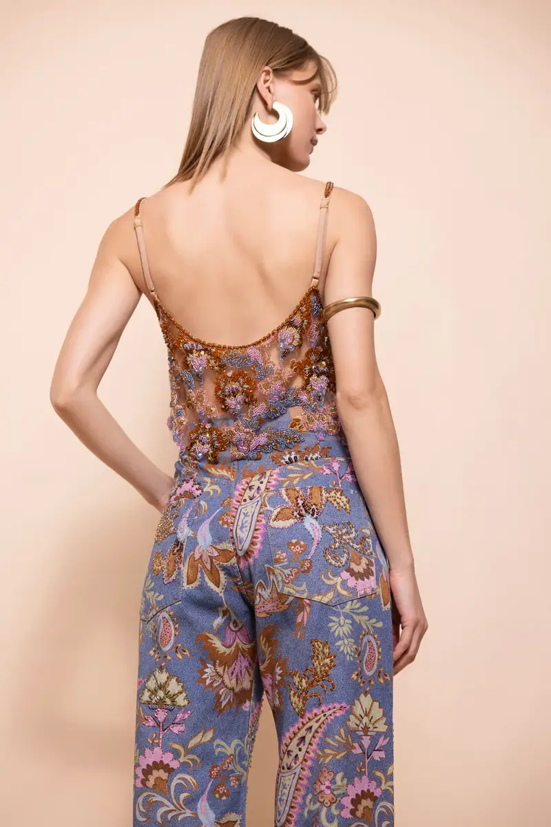 PatBo BOHO EMBROIDERY TOP | Thumbnail 4 PatBo BOHO EMBROIDERY TOP | Thumbnail 4